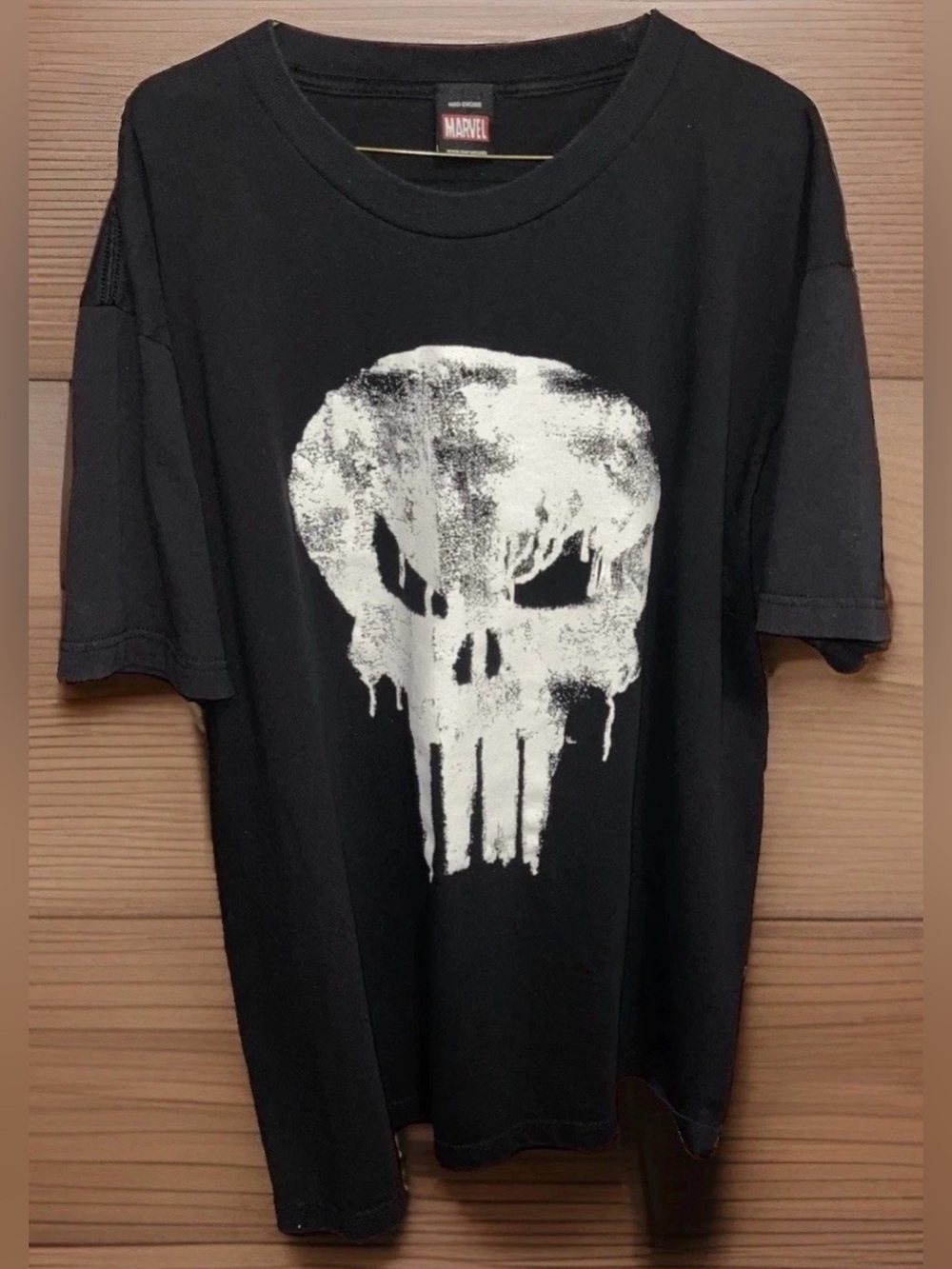 Marvel The Punisher Skull Graphic Short-Sleeve Shirt • Mad Engine • Estimated XL